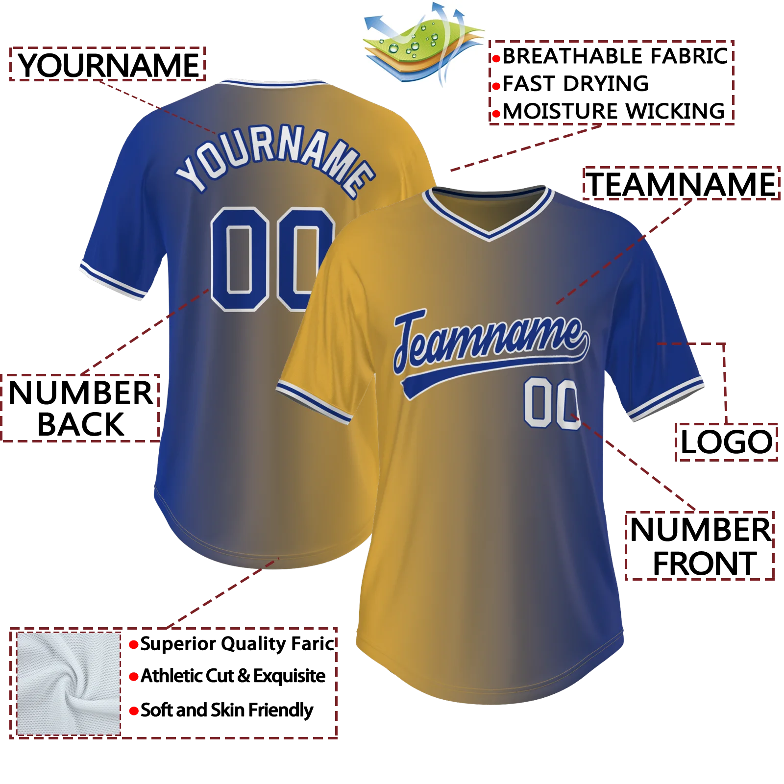 Custom Baseball Jersey Stitched/Printed Personanlized Button Down Shirts Sports Uniform for Men Women Youth