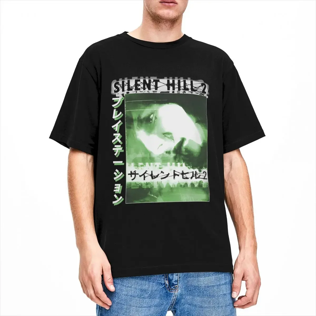 Silent Hill 2 Accessories Shirt Men Women Survival Horror Game Vintage Printed Tee Shirts