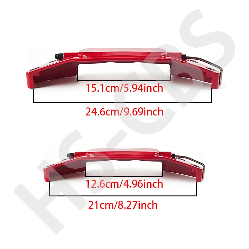 4Pcs Metal Car Brake Caliper Covers Anti Dust Protective Disc Shell for Audi Bmw Mercedes Benz VW volkswagen Peugeot Accessories view 3