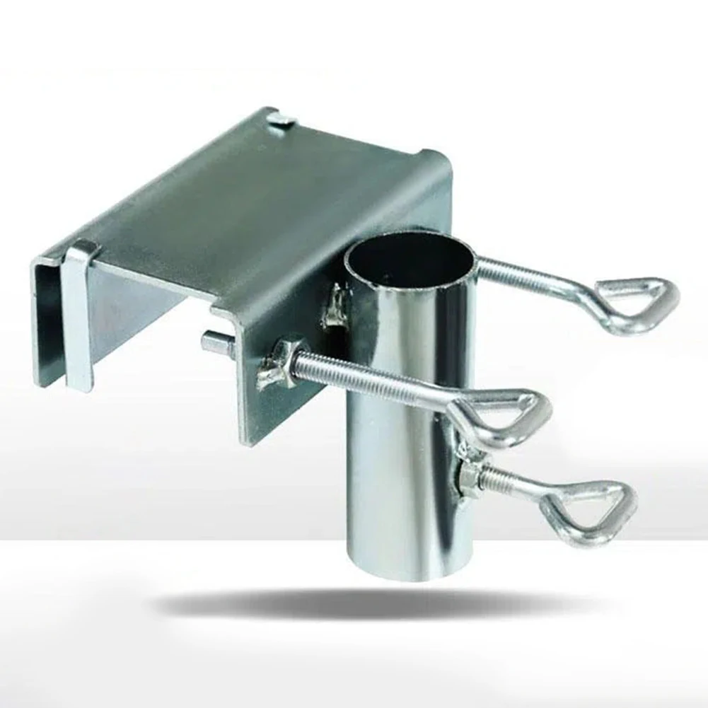 Abrazadera para sombrilla de Patio al aire libre, soporte de montaje ajustable para silla con gancho para playa, Patio, balcón, cubierta de barcos