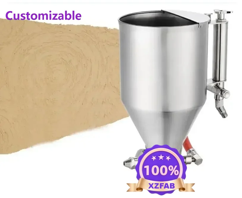 Factory Direct 2026 High Quality For 3500ml Air Hopper Spray Gun Paint Texture Drywall Painting Sprayer With 6 Nozzles Air