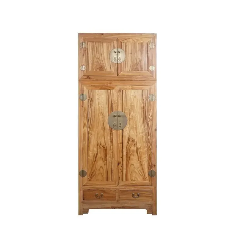 

Chinese solid wood bedroom wardrobe top box household storage collection
