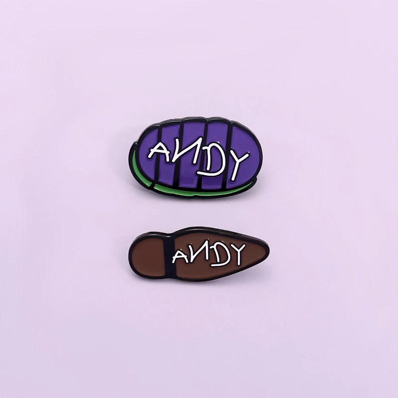 Humorvolle und lustige Zitate Emaille Pin klassische Animation Gummisohle Spielzeug Metall Broschen Revers Abzeichen Schmuck Geschenk – Detail 7
