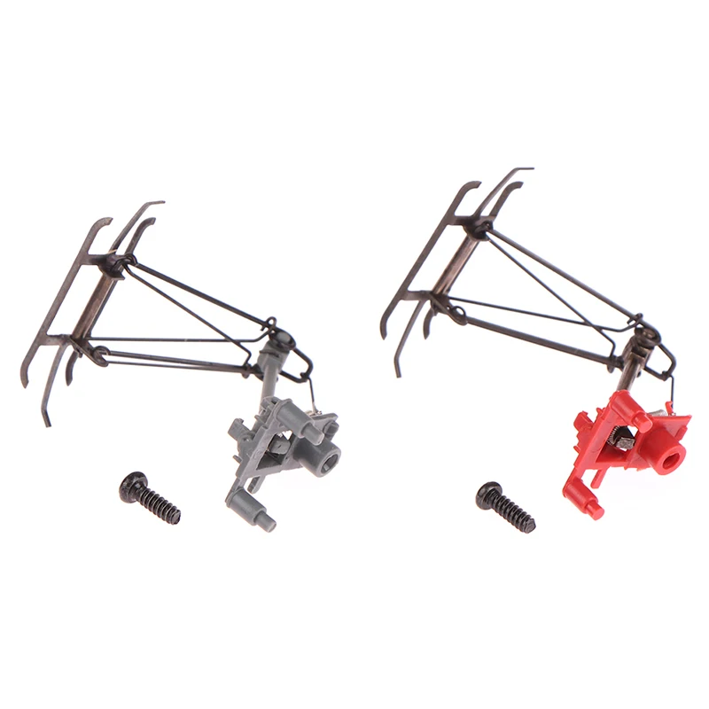 1:87 HO skala pociąg elektryczny pantograf trakcyjny 1 sztuk DIY pociąg ramię łuk dla bachmann Model hobby części do zabawek