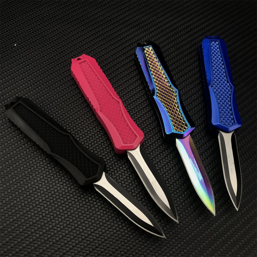 Mini Tactical Multi Pocket Knife 440C Blade Zinc Alloy Handles Outdoor Military Hunting Knives Self Defense Camping EDC Tool