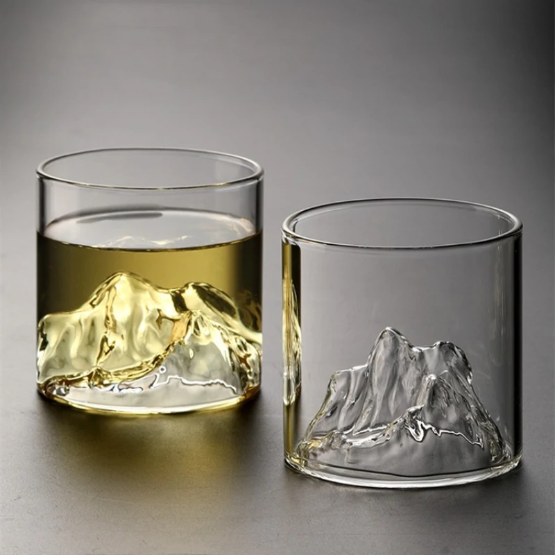 

LTT retro Japanese Guanshan cup premium glass transparent creative wine glass