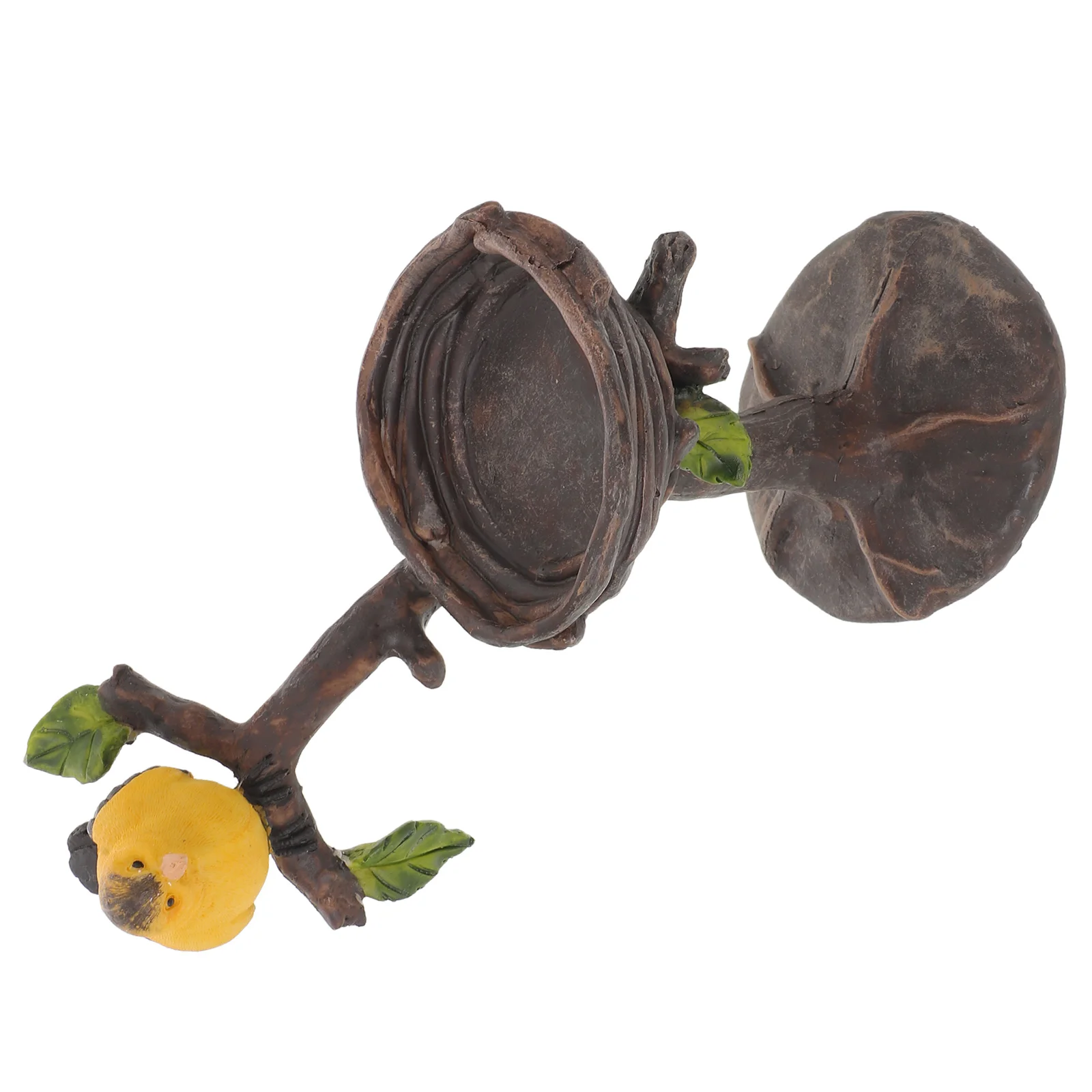 

Retro Candlestick Ornaments Home Decor Holder Halloween Dark Brown Birds Statue