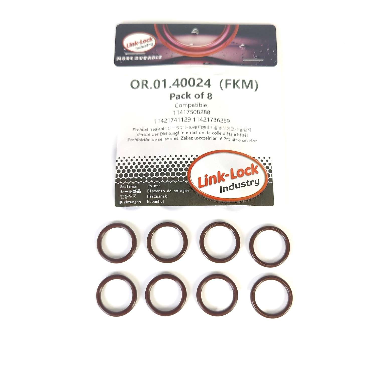 8PCS Fkm Viton OR.0…
