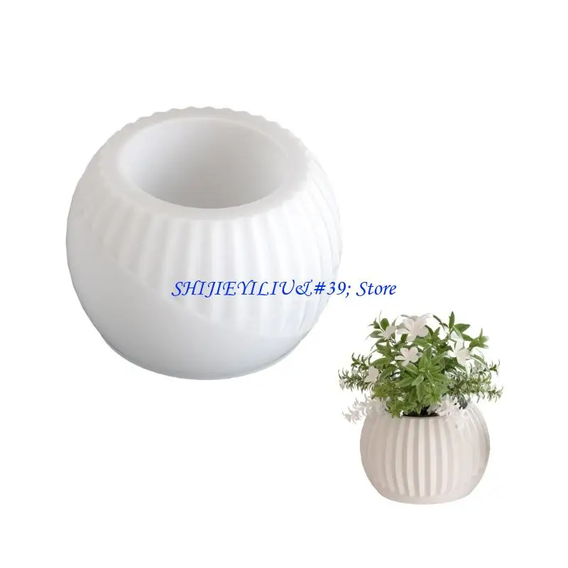 E21F Sturdy Silicone Vase Mould Stylish for Resin Epoxy Plaster Craft Making