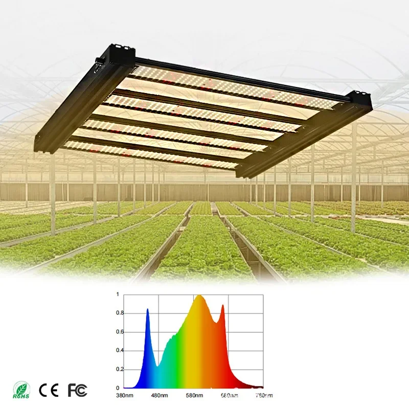 Lampu pertumbuhan tanaman LED spektrum penuh 200W300W untuk rumah kaca, lampu tanam LED, strip lampu pengisi tanaman model gurita