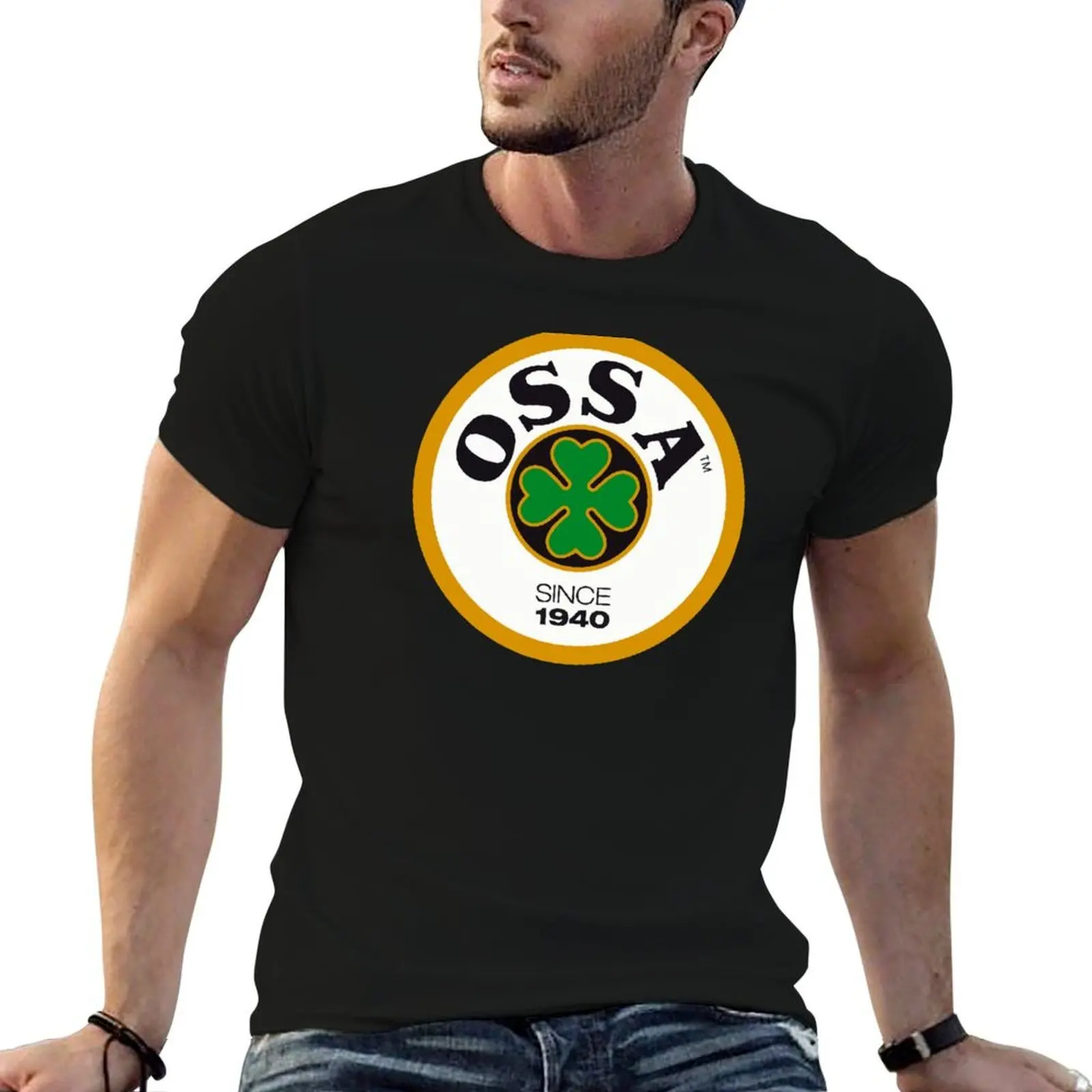 

OSSA Motorcycles T-Shirt man graphic t shirt t shirt men 100% cotton luxury brand T-Shirt