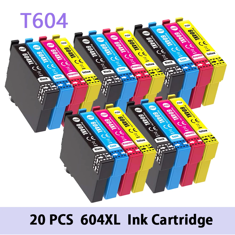 

604XL T604XL T604 XL 604 Premium Compatible Ink Cartridge for Epson XP-2200 XP-2205 XP-3200 XP-3205 XP-4200 XP-4205 WF-2910DWF