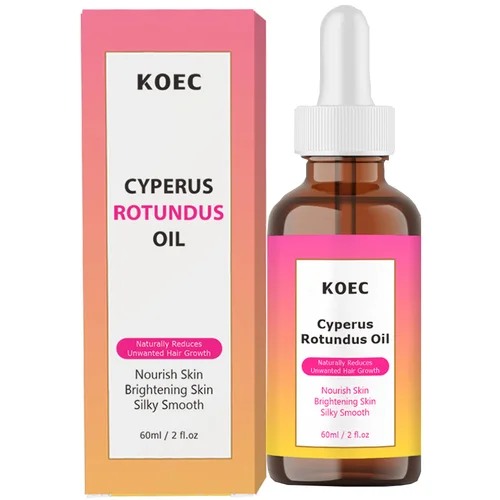 KOEC Cyperus Rotundus Oil para depilación, aceite de Cyperus hidratante y calmante para reducir el crecimiento del vello corporal, para todo tipo de piel
