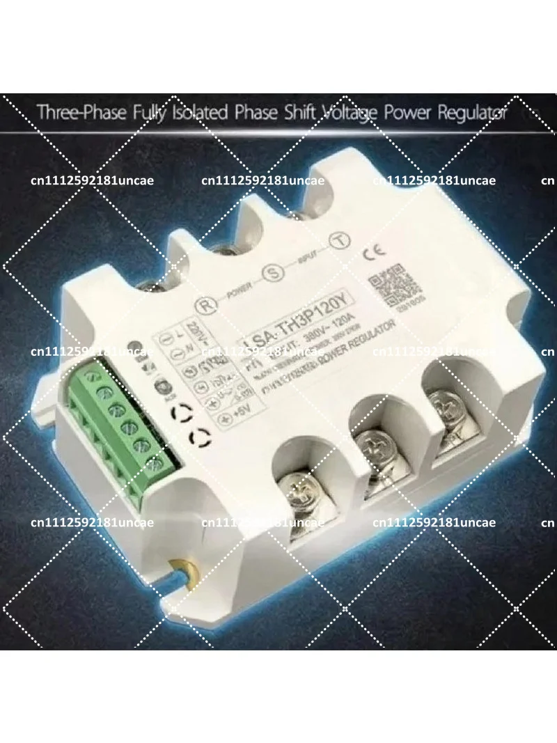 

Three-Phase AC Voltage Regulator RS485 Modbus RTU Thyristor SSR 0-10V 4-20mA 380V Isolated Power Controller