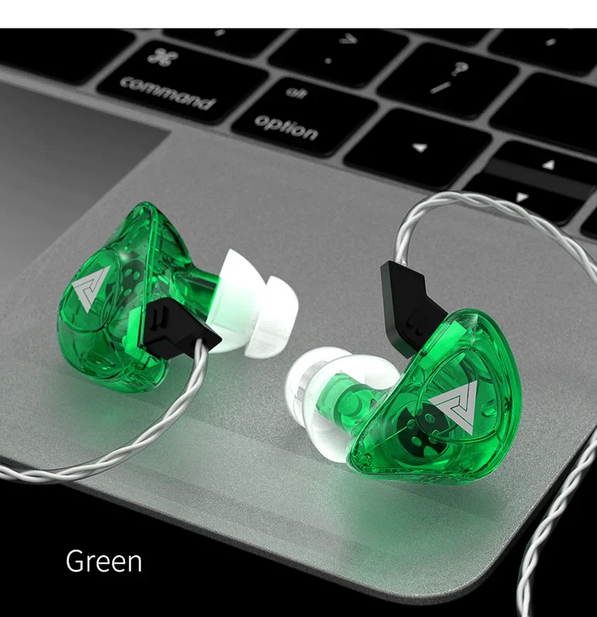 QKZ CK5 이어폰 스포츠 이어 버드 Apple Redmi 용 스테레오 유선 헤드폰 Samsung Music 휴대폰 마이크 핸즈프리가있는 헤드셋 실행