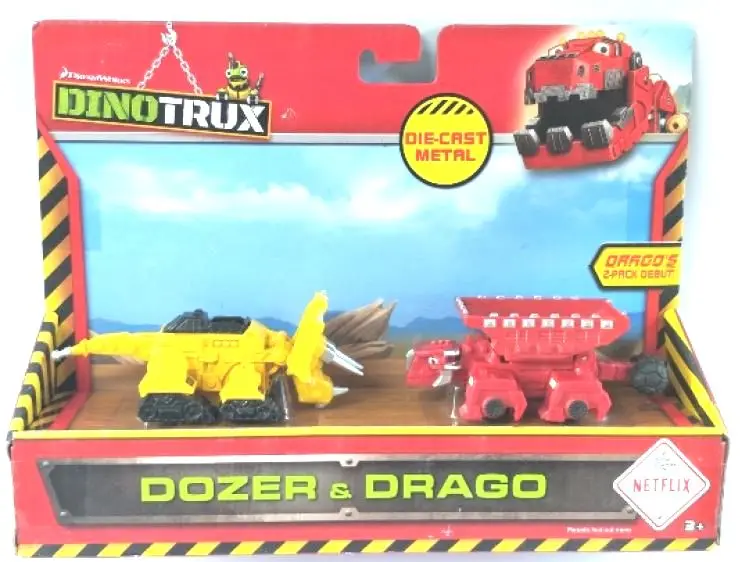 With Original Box Dinotrux Dinosaur Truck Removable Dinosaur Toy Car Mini Models Children's Gifts Dinosaur Models