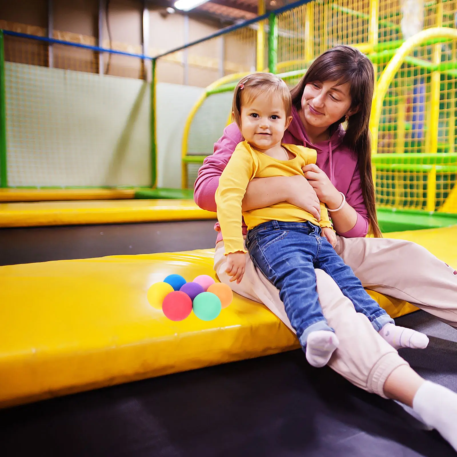 

Набор из 14 мягких губчатых мячей разных цветов для игр в помещении и на улице, для детских праздников, игр в манеже и бассейне, игры в бросание