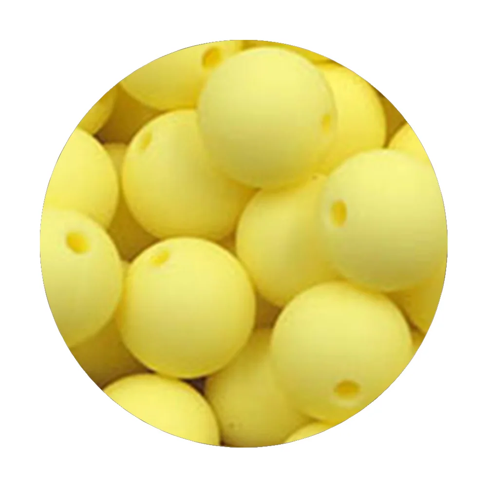 50 Teile/los 9/12/15mm Lose Perlen Silikon Runde Perlen Perle Perlen Lebensmittel Grade Für Schmuck Machen DIY Handgemachte Accessoires