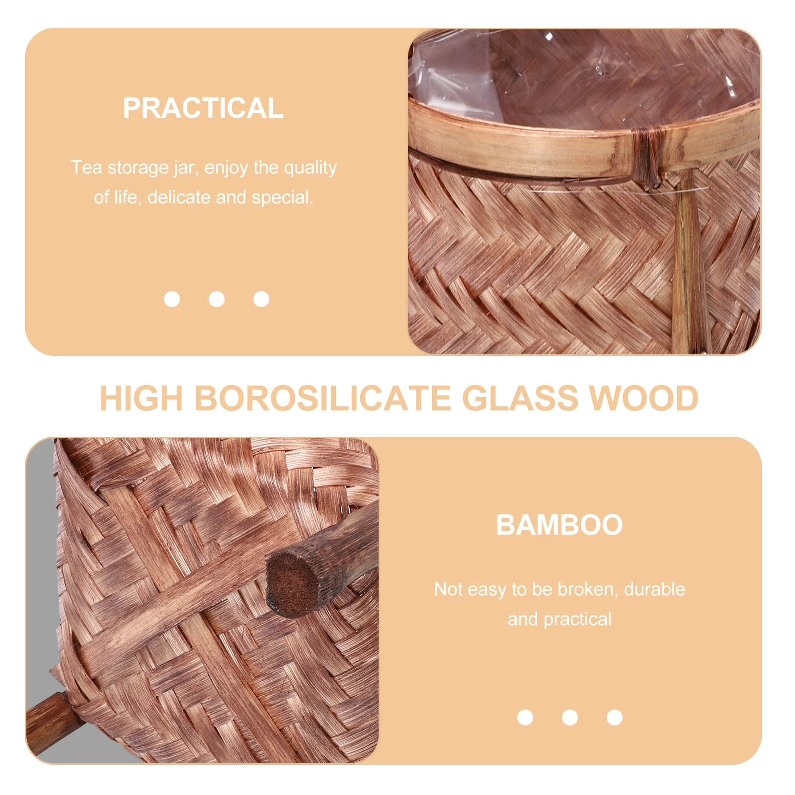 

Premium Bamboo Woven Storage Flower Vegetable Tea Set Portable Home Decorative Simple Basket For Artificial Fresh Flowers Rural