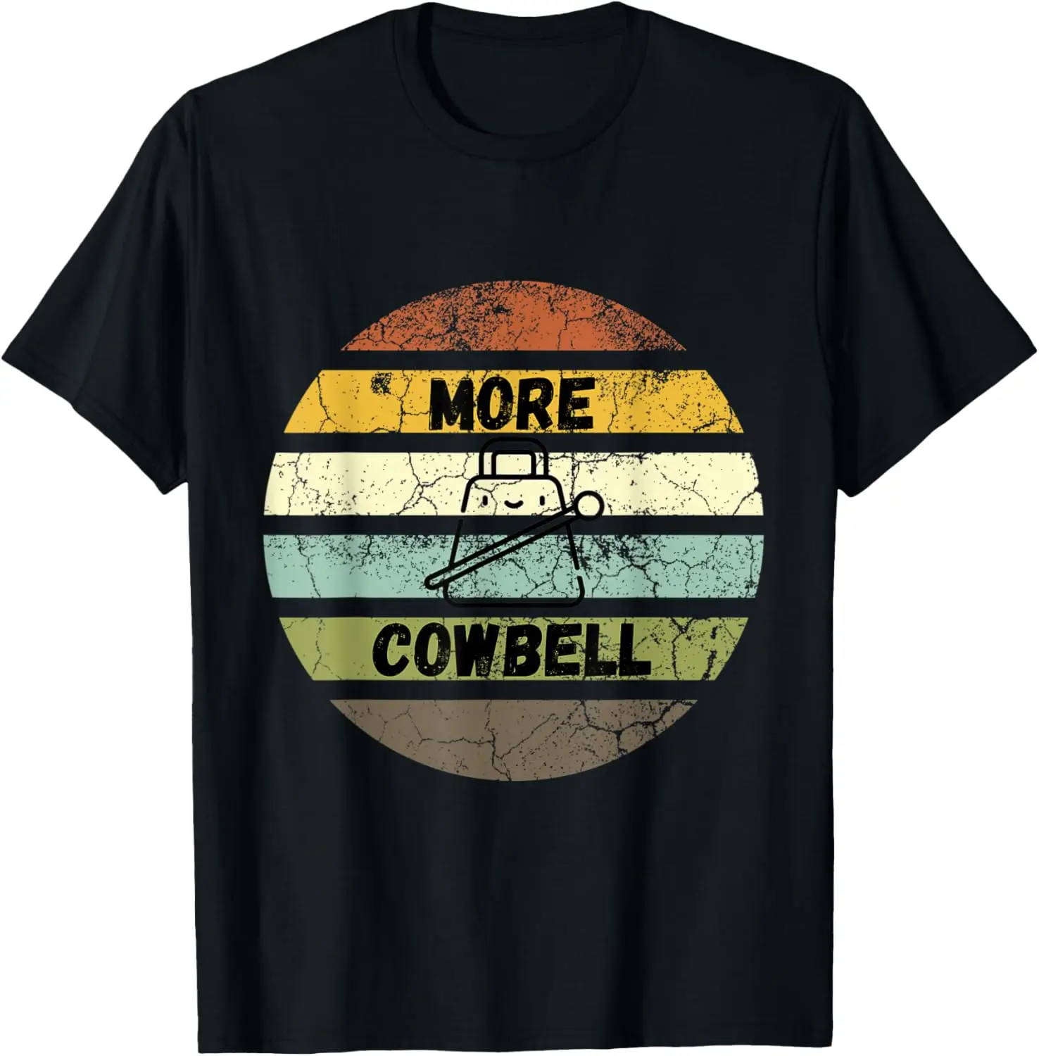 

Футболка с музыкальным инструментом Retro More Cowbell