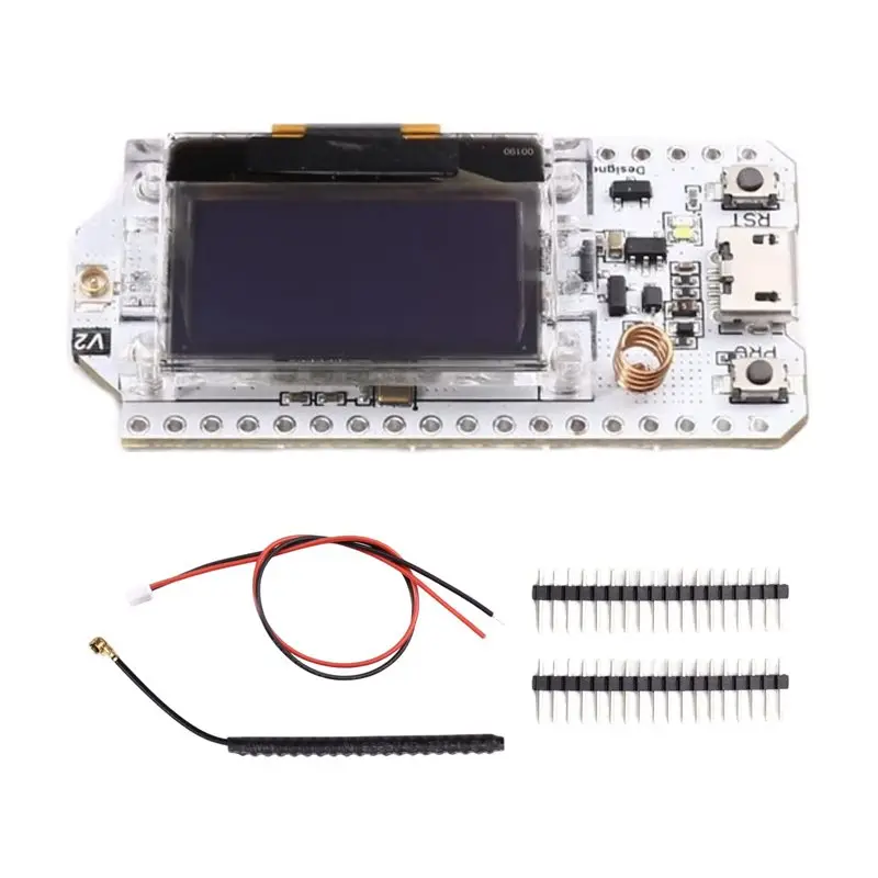 

【ПОДЕРЖКА】Плата для разработки IoT-устройств ESP32 Lora Node 1 шт./WIFI/Bluetooth/SX1276/OLED, диапазон 868-915 МГц, для Android IoT