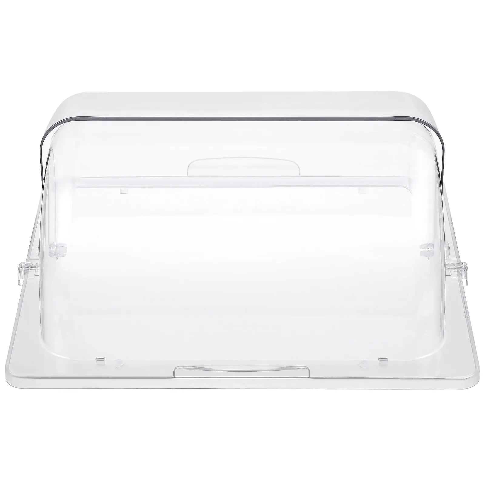 

1Pcs Dustproof Food Display Transparent Acrylic Dessert Showcase Spacious Wide Lid Opening Cake Pastry Case Dessert Showcase