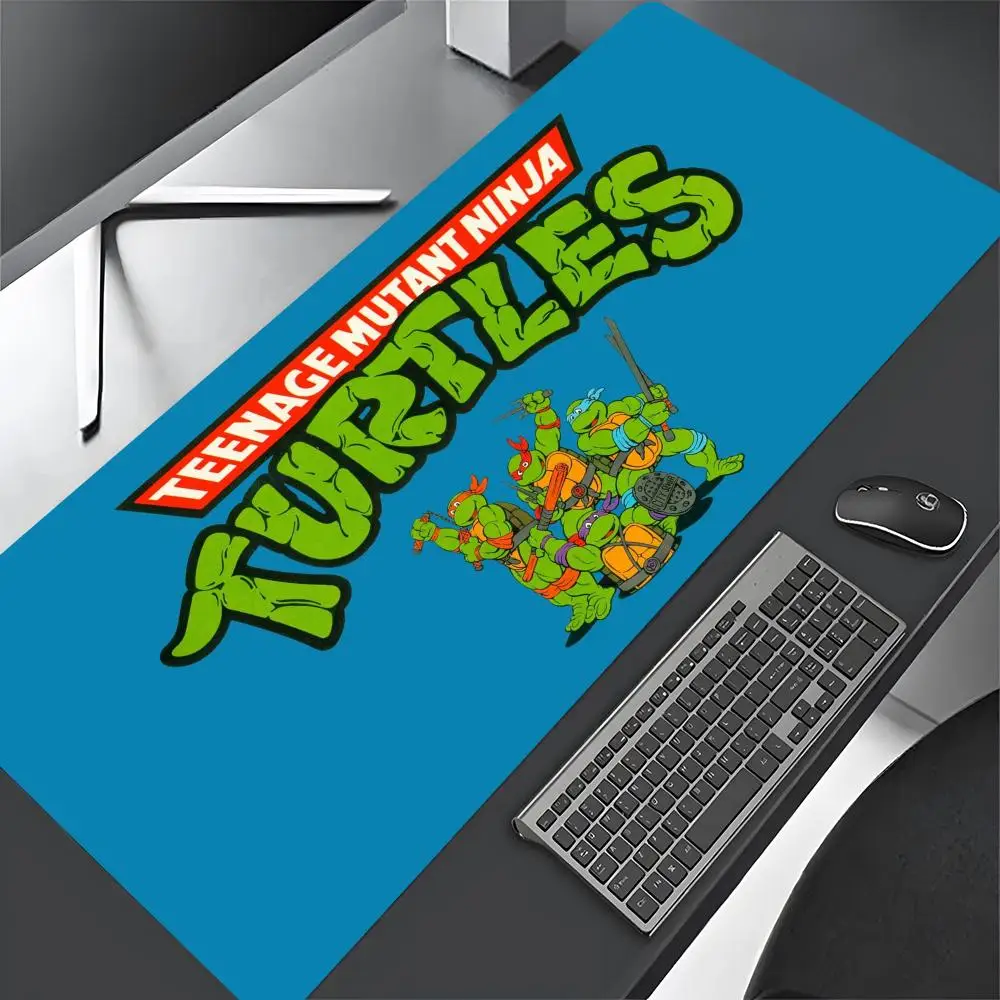 T-Teenage Mutant Ninja Turtles Mouse Pad Gaming Abstract Large 800x400mm MouseMat Gamer XXL Mause Carpet PC Teclado Mecânico