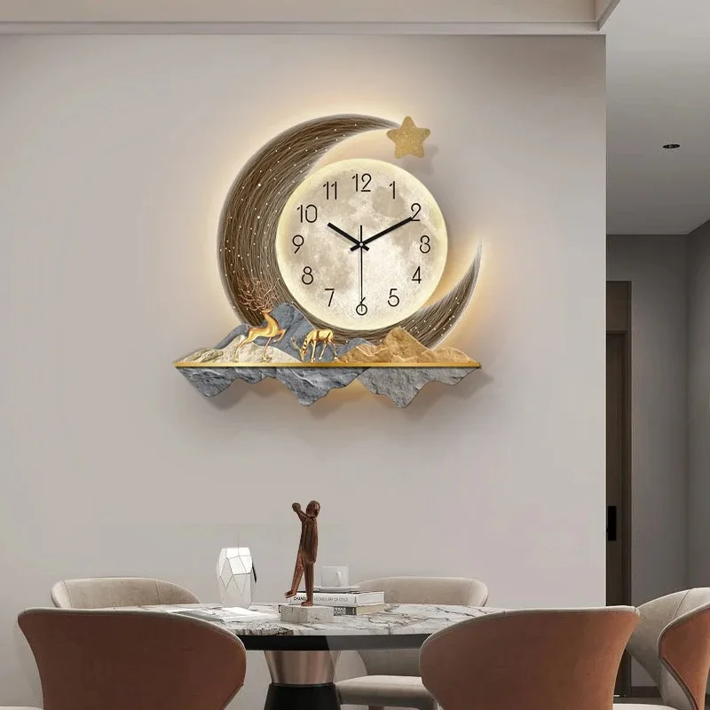 Design Luxury Large Wall Watch Clock Silent Quality Classic Style Big Size Wall Clock Modern Bedroom Reloj De Pared Decoration