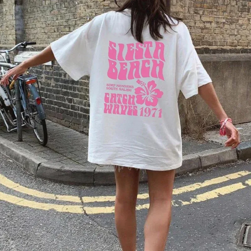 Nap Beach Alphabet Print Fashion Casual Vsco Aesthetic Hip Hop Street Wear casual personality men women universal T-shirt