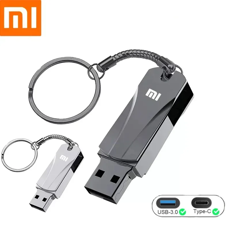 Xiaomi-High Speed Metal Flash Drives, Transferência Pendrive, Cartão de memória, Disco Flash, Waterproof Stick, Novo, 16TB, USB 3.2