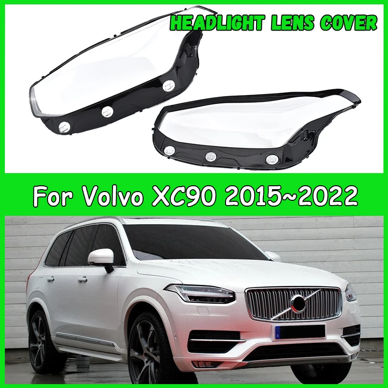 

For Volvo XC90 2015-2022 Car headlight cover Headlamp Shade Head Lamp headlight lamp cover car accessories automobil parts