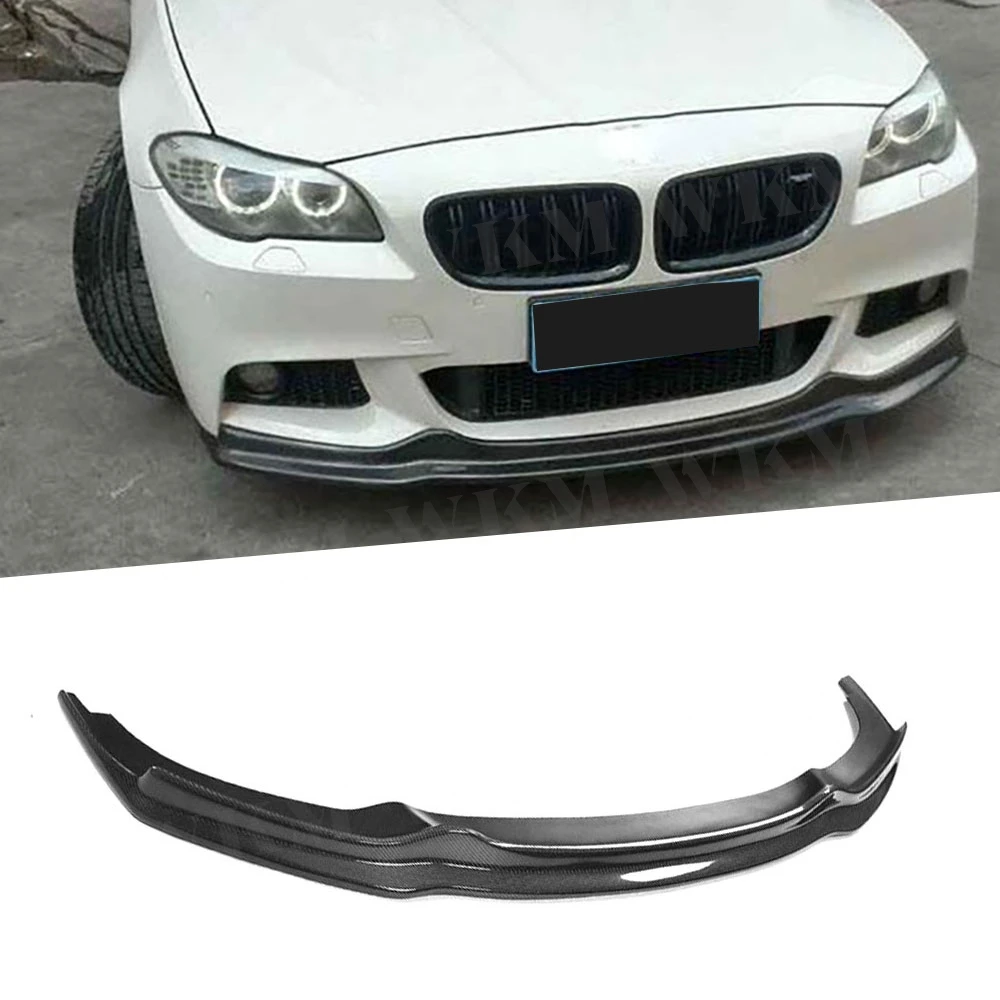 

Carbon Fiber Front Lip For BMW 5 Series F10 M Sport 2011-2016 Front Bumper Lip Spoiler Splitter Covers Car Styling