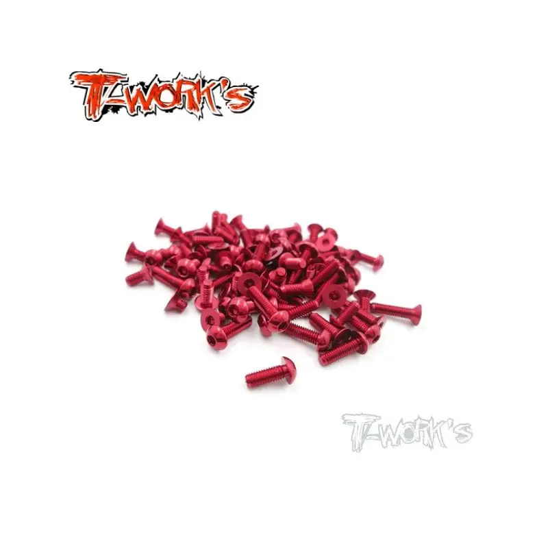 

Original T works ASS-IF14-R 7075-T6 Red Screw set 81pcs.( For INFINITY IF14 ) Rc part