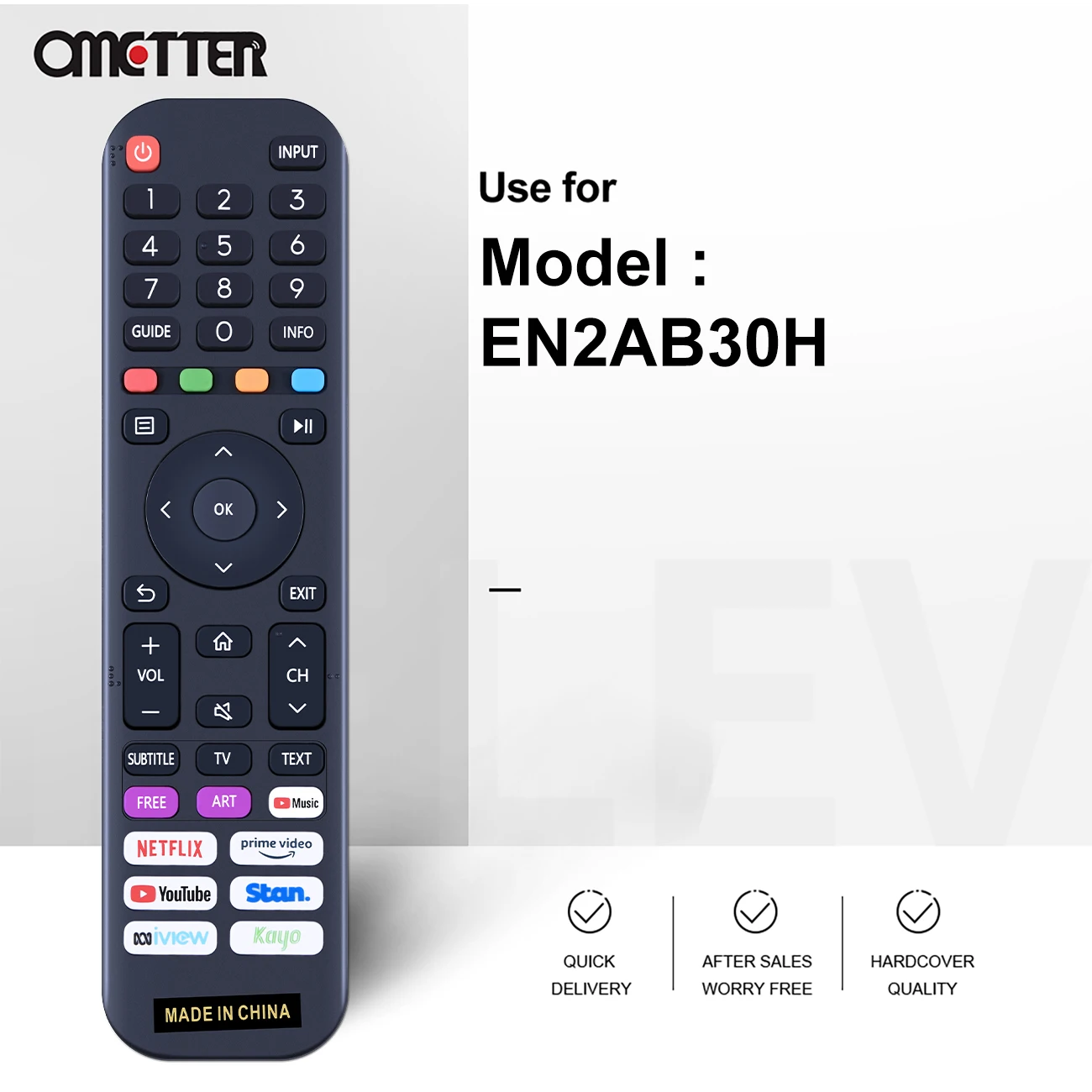 New Original Remote Control EN2AB30H For Hisense 32A4G 40A4G 50A6G 58A6G 70A6G SERIES 4K LED TV