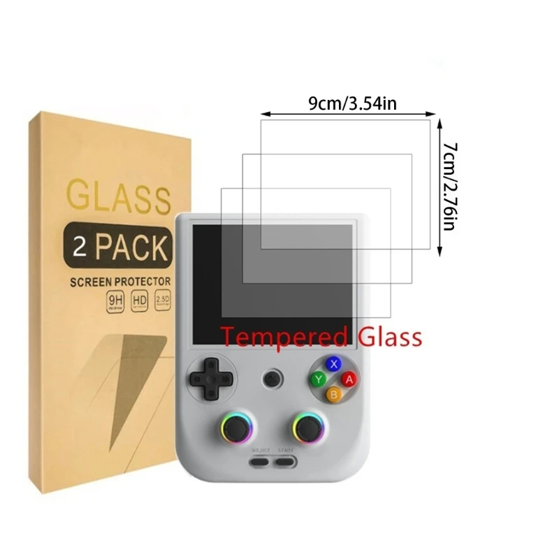 Pellicola proteggi schermo temperata infrangibile Pellicola per gamepad Pellicola per console gioco a schermo intero semplice