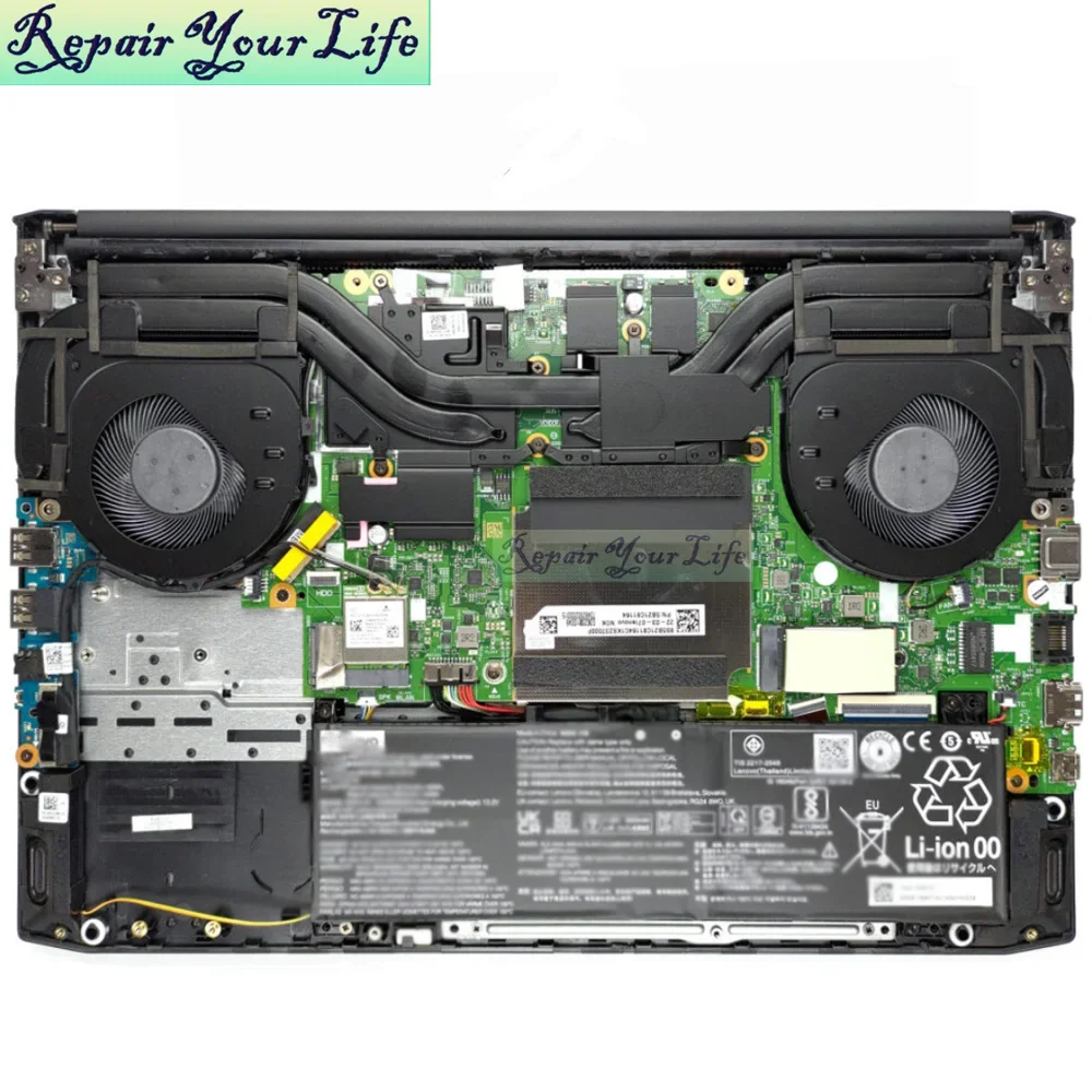 Wentylator chłodzący CPU GPU do Lenovo Ideapad Gaming 3 15ACH6 82K2 3-15ACH6 Notebook Cooler Radiator BAPB0809R5H Y001 Y002 5H40S20422 — zdjęcie produktu 6
