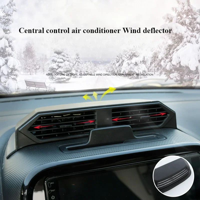 FOR Colevy modified air vent air outlet cover cover central control interior in winter to change wind direction