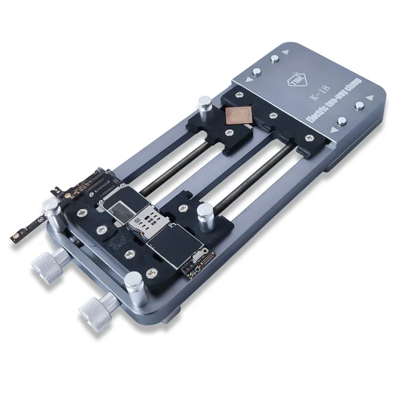 TBK K-18 Electric Universal BGA Mainboard CHIP IC Fixture for iphone Android Phone PCB Biaxial Clamp Fast Fixation Fixture Tool