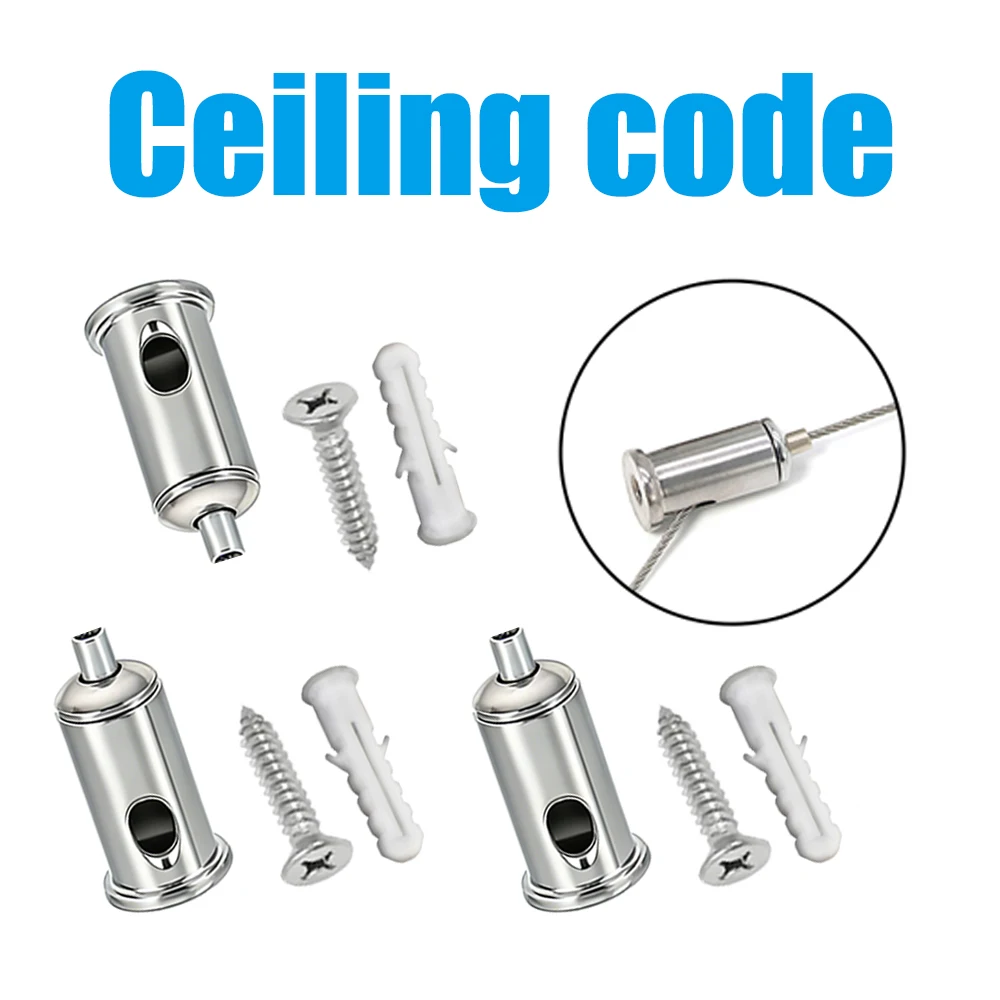 Ceiling Fixed Code Side Adjustment Code Steel Wire Clamp Wire Lock Lighting Accessories Ceiling Fixed Connectors Adjustable