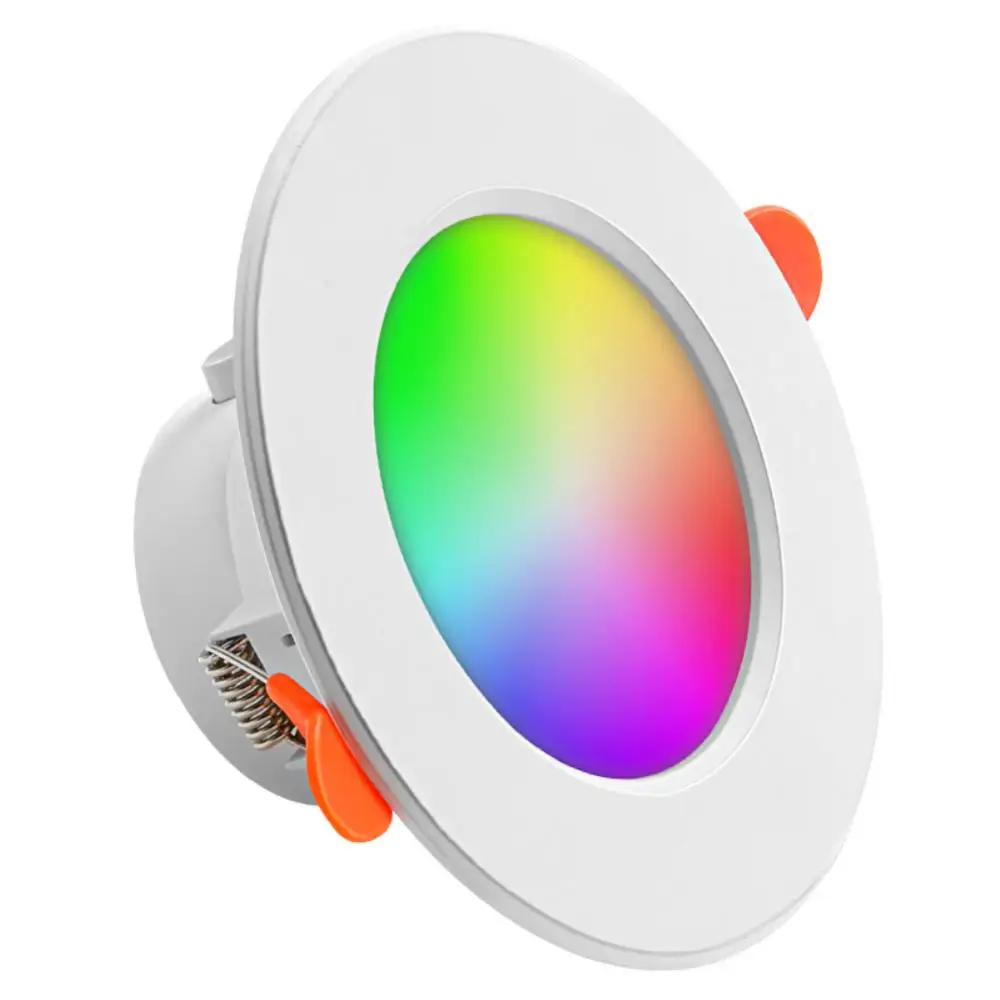 Tuya Intelligente Da Incasso Bluetooth Colorfull HA CONDOTTO LA Lampada Della Lampadina Da Incasso Rotonda Luce di Casa Intelligente Apparecchio