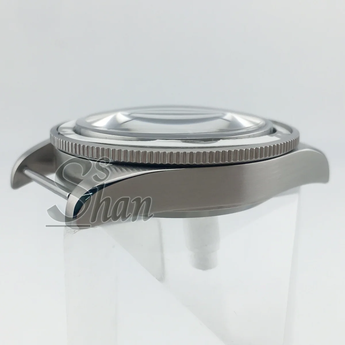 Boîtier en acier inoxydable de 39mm, lunette rotative en verre bombé, cristal saphir adapté aux pièces de mouvement NH34 NH35 NH36 EAT2824 PT5000