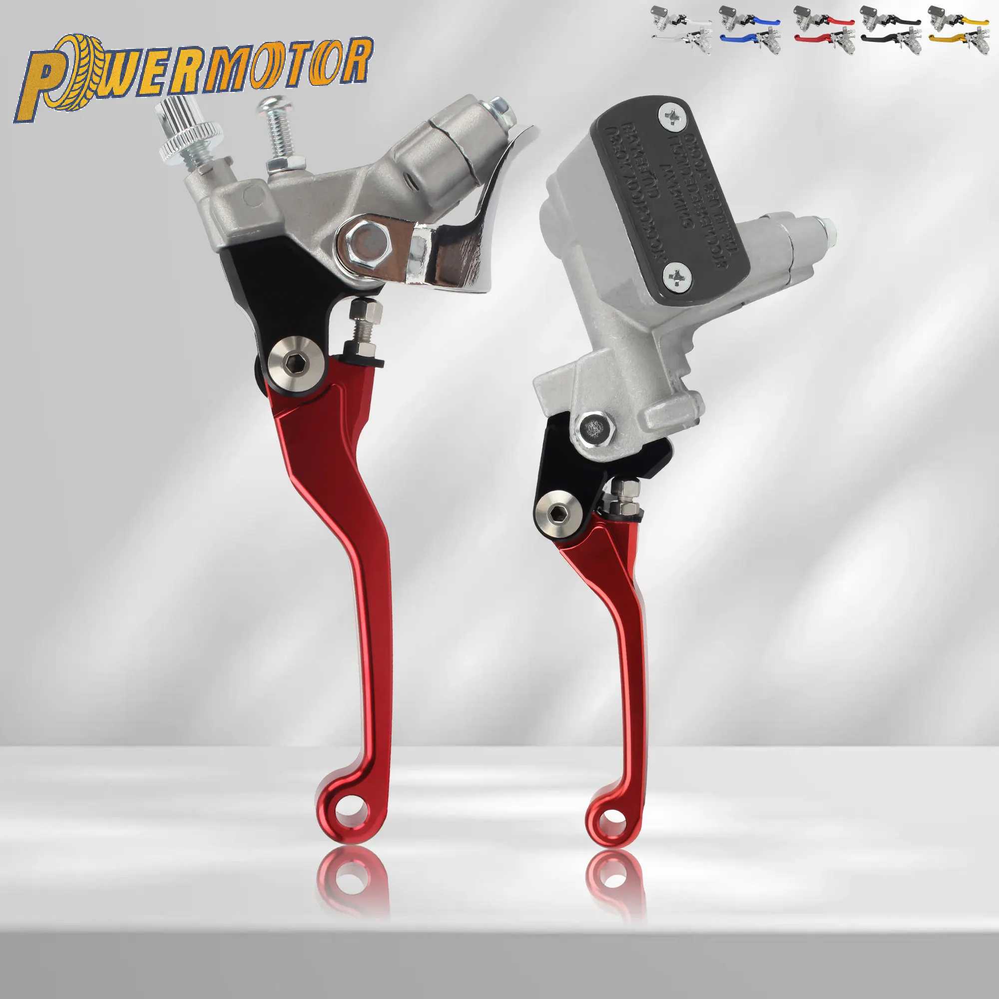 Motorrad-Bremskupplungshebel 22mm Griffe Vorderradbremspumpe Zylinder Aluminiumlegierung für Honda CR 80 85 125 R Zubehör