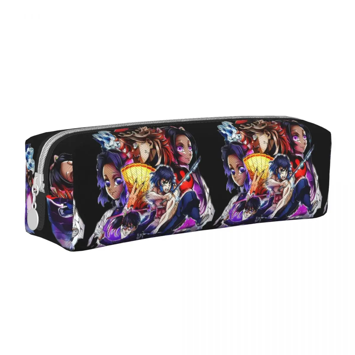 

Пеналы Demon Slayer, большая вместительная сумка для ручек, коробка для ручек для мальчиков и девочек, школьный офисный пенал, косметичка