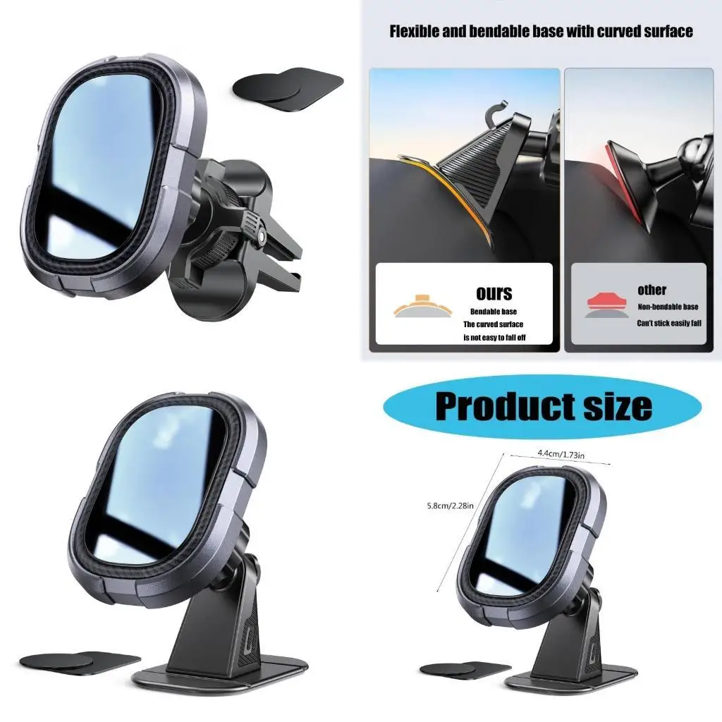 

Y1UB Hands Магнитный автомобильный телефон с поддержкой вращения на 360 градусов Автомобильная подставка для телефона для с