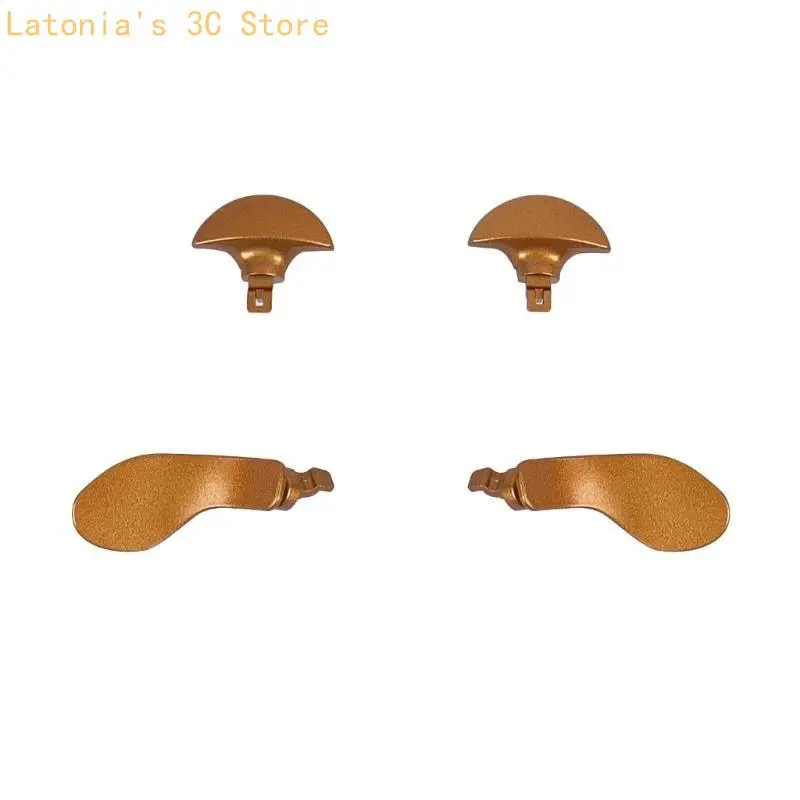 

Controller Analog Joystick Triggers Buttons Metal Thumbsticks Back Paddles for Game Controller Gaming Accessory X3UB