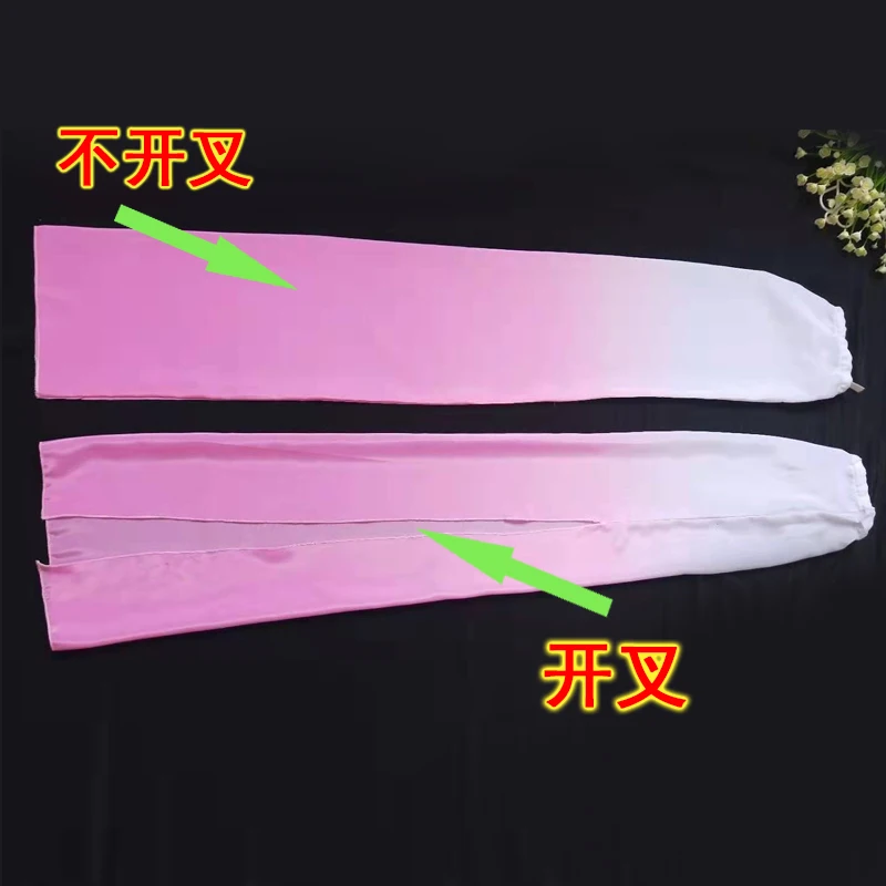 Woman Chinese Hanfu Tibetan Dance Costume Sleeve  Gradient Color Claasic Folk Dance Clothes Peking Opera Yangko Dancewear