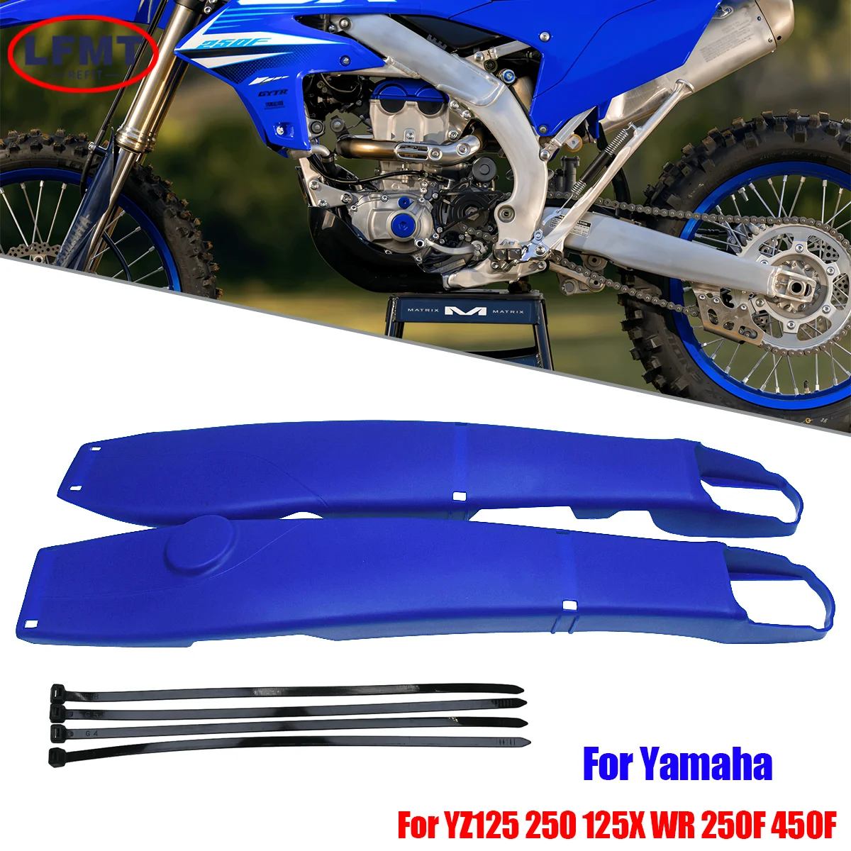 

Для Yamaha YZ125 250 YZ250F 450F YZ250FX 450FX 250X мотоциклетная защита маятника, защитная крышка поворотного рычага WR250F WR450F
