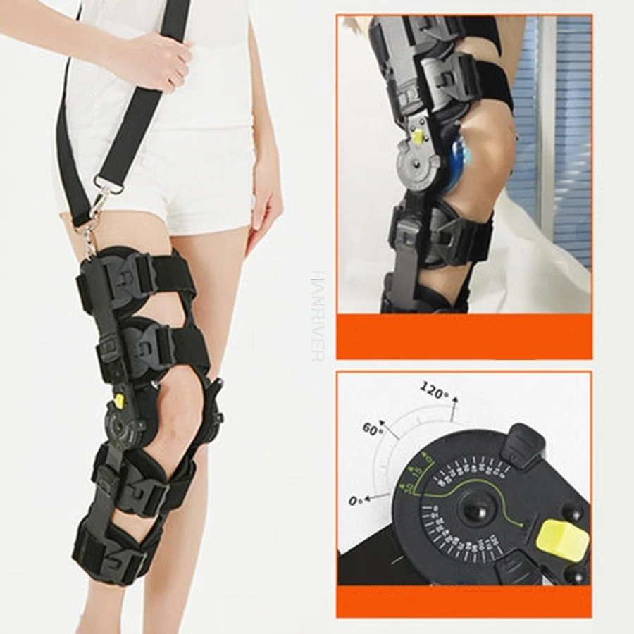 Household adjustable knee joint support lower limb support knee knee rehabilitation leg fracture meniscus protective gear J2304
