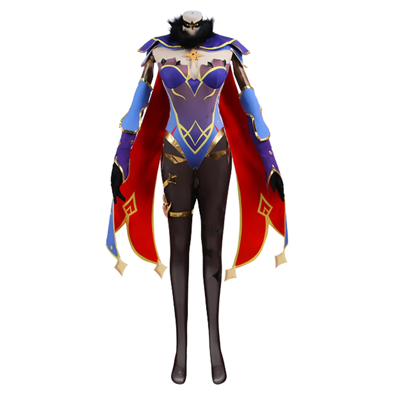 Trend Genshin Impact Anime Game Witch Mona Costume taglia XS-xxluniformi da combattimento vestiti Cosplay su misura per uomo donna Set completo