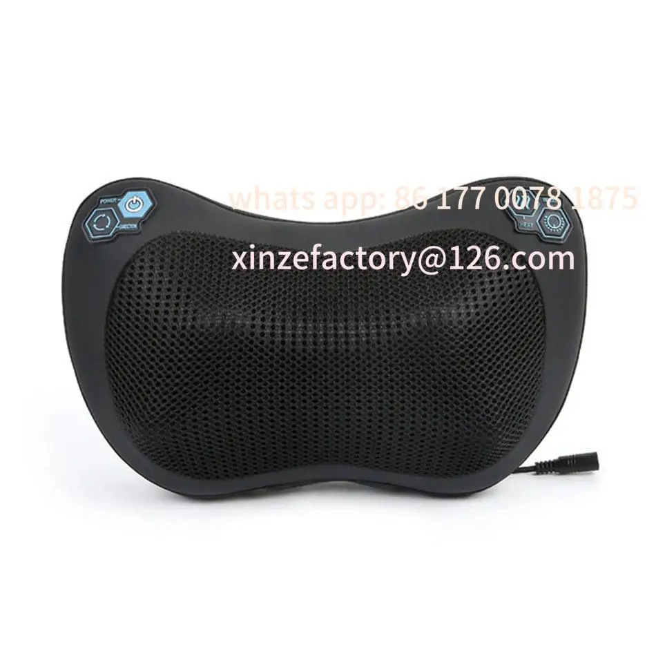 

Customizable Neck massager kneading massage hot compress back and waist in-vehicle home small Cervical spine massage pillow